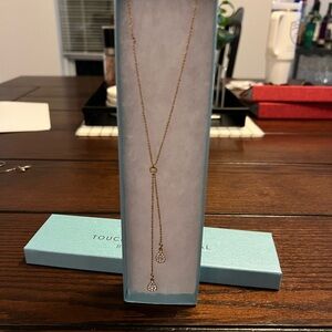 Touchstone Crystal by Swarovski Gold Necklace